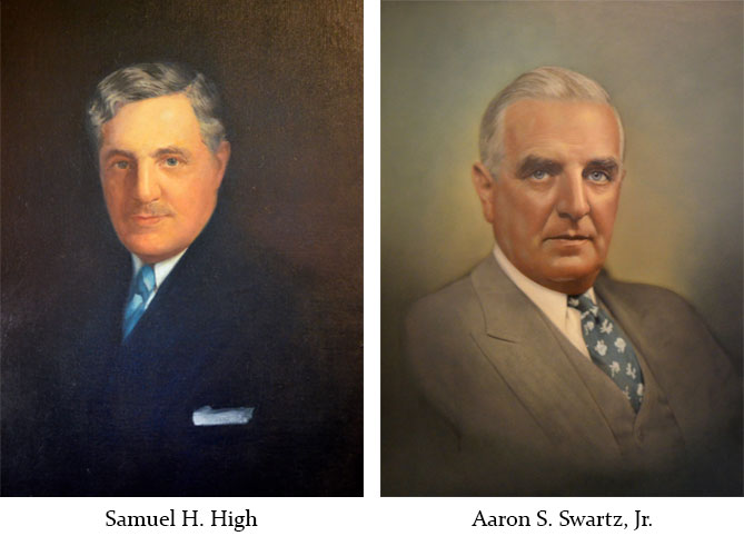 portraits of high swartz law firm founders