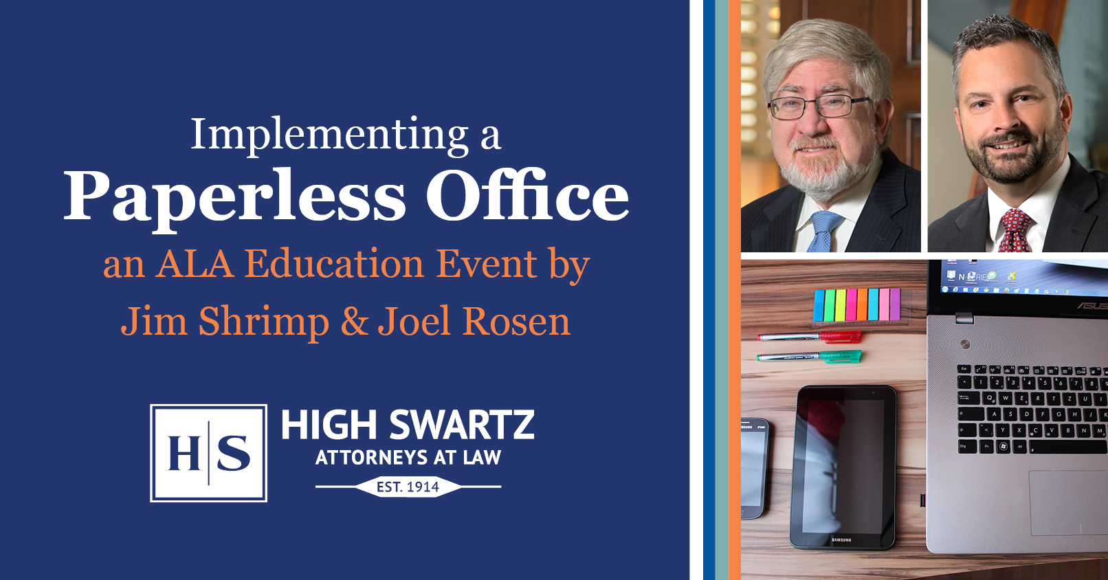 Implementing a Paperless Office CLE by Joel Rosen & Jim Shrimp