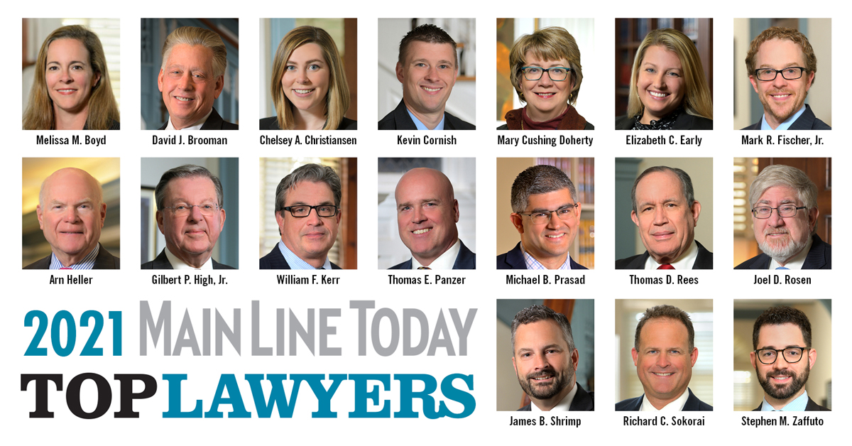17 High Swartz Attorneys Named Main Line Today Top Lawyers for 2021