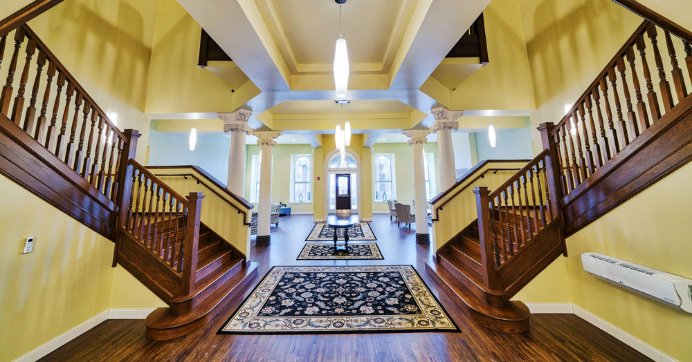 highland hall interior