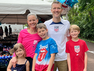 Kevin Cornish, Esq. at the 2025 memorial day picnic in Doylestown
